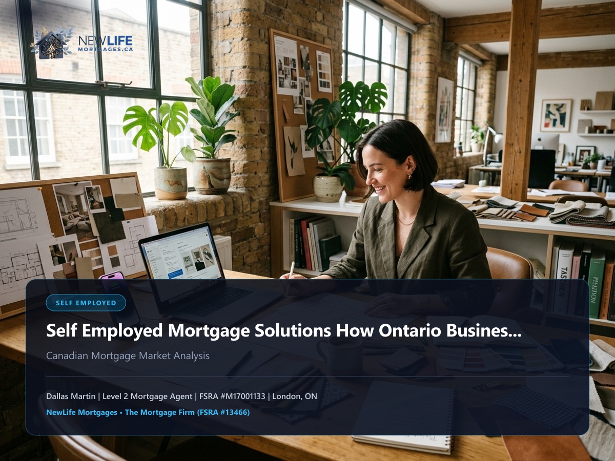 Self Employed Mortgages Ontario: Qualify Without Tax Penalties (2026) - Featured Ontario Mortgage Guide servicing London, Woodstock, and Toronto