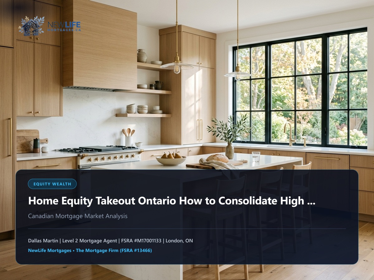 Home Equity Takeout Ontario: Consolidate Debt & Restore Cash Flow - Featured Ontario Mortgage Guide servicing London, Woodstock, and Toronto
