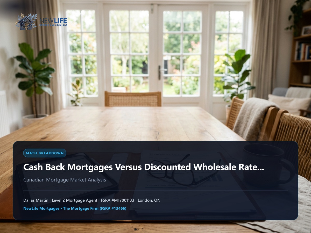 Cash Back Mortgage vs Wholesale Rates: True Cost Analysis - Featured Ontario Mortgage Guide servicing London, Woodstock, and Toronto
