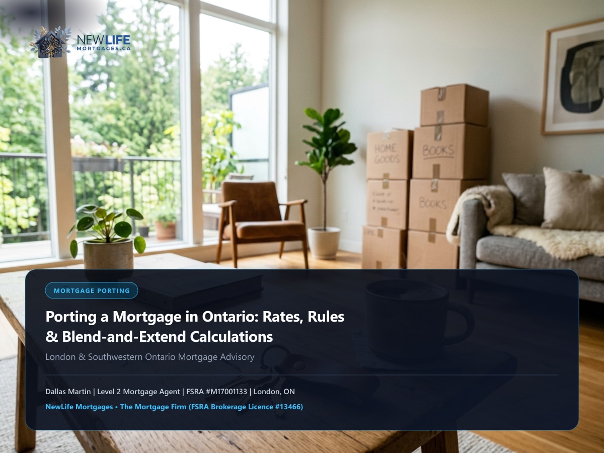 Porting a Mortgage in Ontario: Rates, Rules & Blend-and-Extend Calculations - Featured Ontario Mortgage Guide servicing London, Woodstock, and Toronto