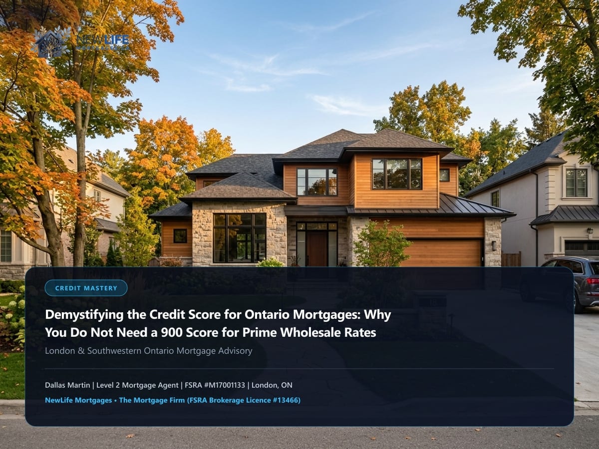 Demystifying the Credit Score for Ontario Mortgages: Why You Do Not Need a 900 Score for Prime Wholesale Rates - Southwestern Ontario Mortgage Guide servicing London, St. Thomas, Woodstock, and Strathroy