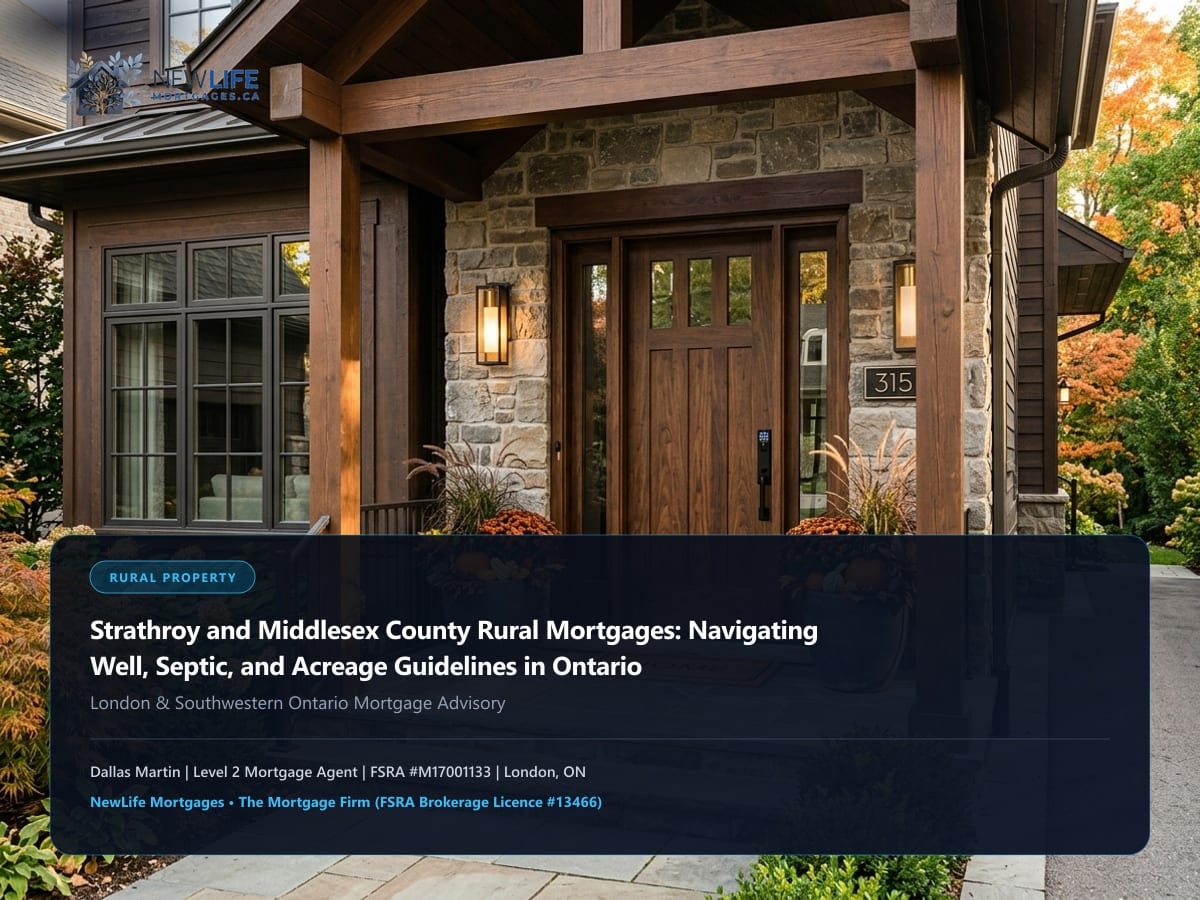 Strathroy and Middlesex County Rural Mortgages: Navigating Well, Septic, and Acreage Guidelines in Ontario - Southwestern Ontario Mortgage Guide servicing London, St. Thomas, Woodstock, and Strathroy