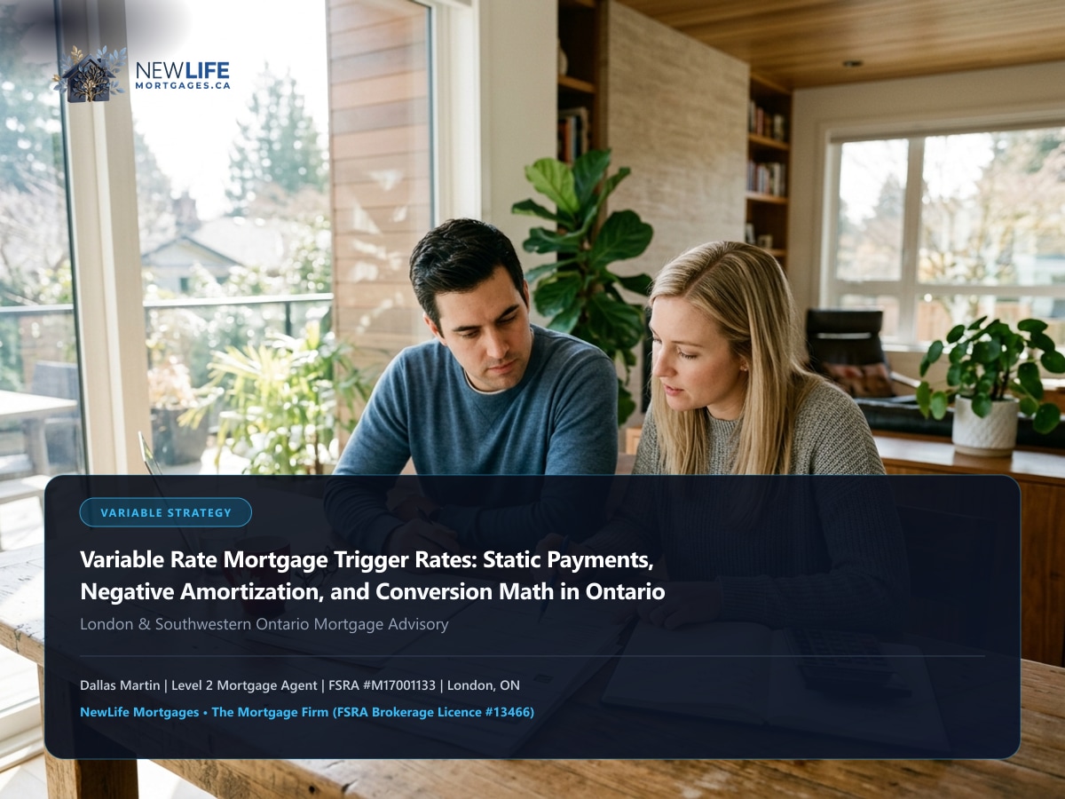 Variable-Rate Mortgage Trigger Rates: Static Payments, Negative Amortization, and Conversion Math in Ontario - Featured Ontario Mortgage Guide servicing London, Woodstock, and Toronto
