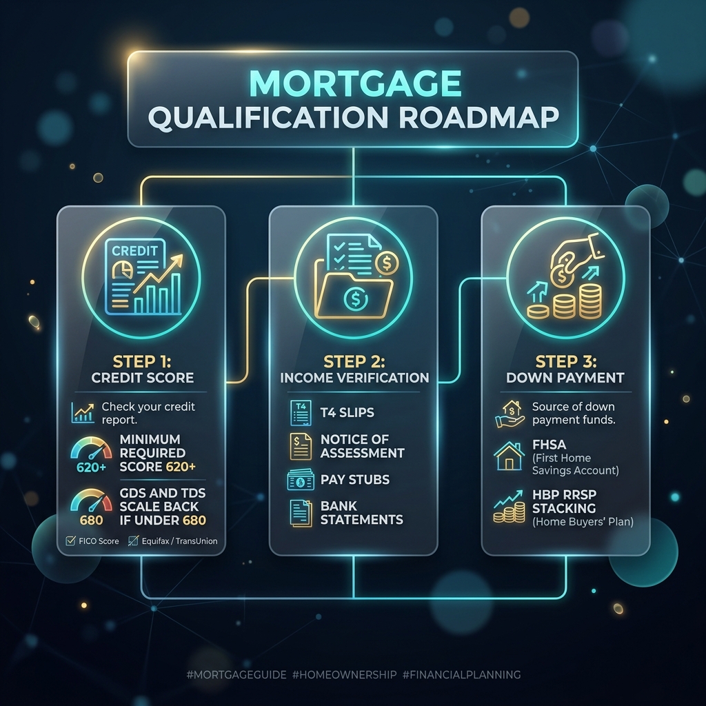 London Ontario Mortgage Qualification Roadmap Infographic