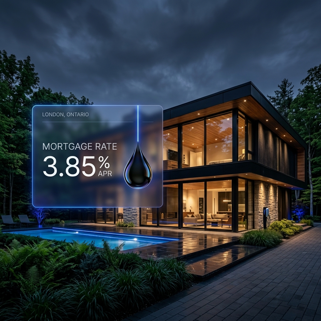 Oil and Canadas 5 Year Bond Yield Market Update - Featured Ontario Mortgage Guide servicing London, Woodstock, and Toronto